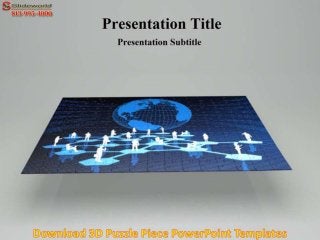 Download 3D Puzzle Piece PowerPoint Templates