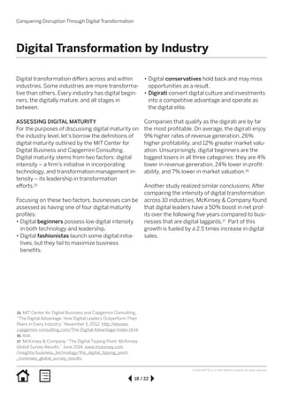 conquering disruption through digital transformation | PDF