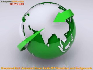 Download best animated green earth ppt templates and backgrounds