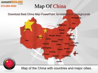 Download best china map power point templates and backgrounds