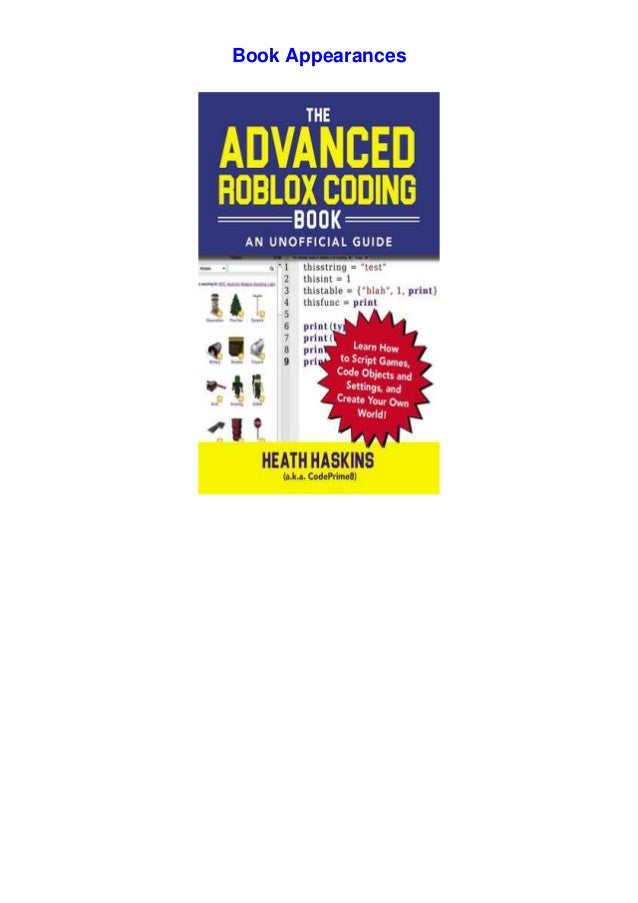 DOWNLOADBOOKThe Advanced Roblox Coding Book: An Unofficial Guide: Learn ...