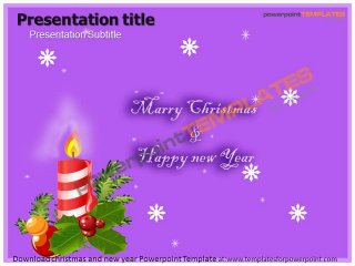 Download christmas and new year Powerpoint Template - Templates for PowerPoint