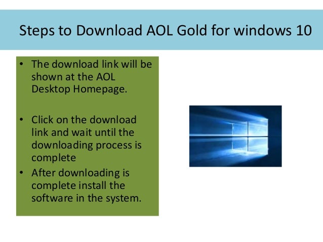 aol gold download for win10