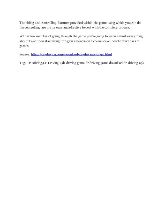 Download Dr Driving For Pc Download Dr Driving For Pc