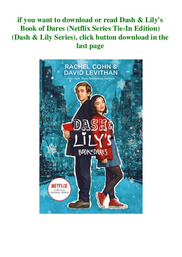Download Ebook Dash Lily S Book Of Dares Netflix Series Tie In
