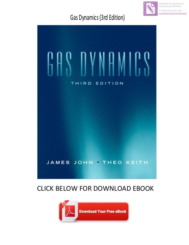 Download Ebook Gas Dynamics 3rd Edition