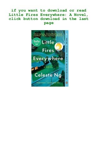Little Fires Everywhere PDF Free Download Little Fires Everywhere PDF Free Download