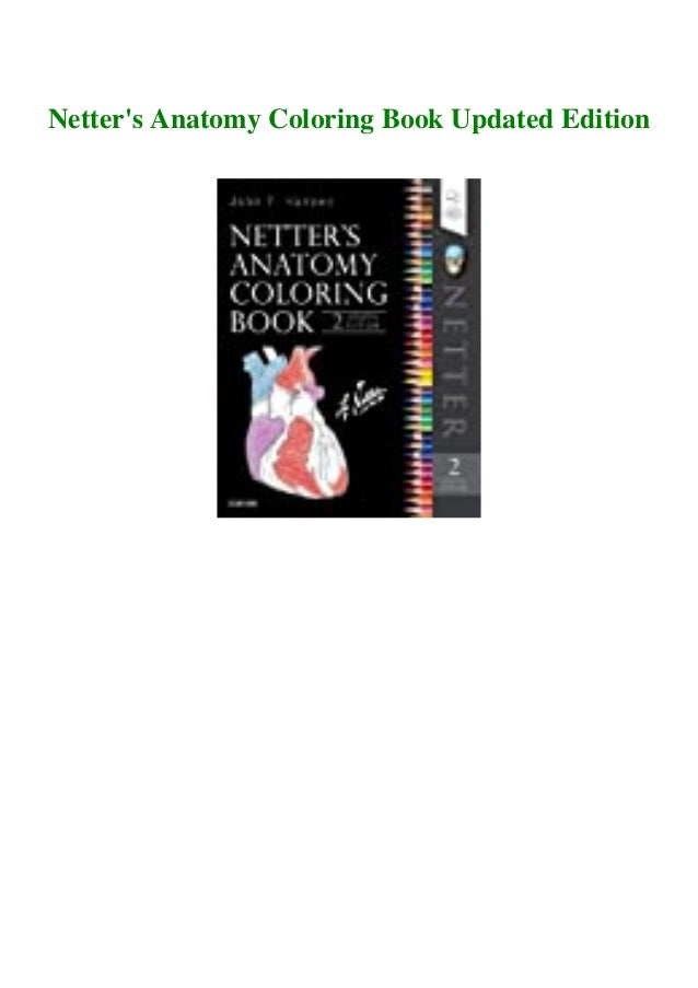 Download Download Ebook Pdf Kindle Netter S Anatomy Coloring Book Updated Edit