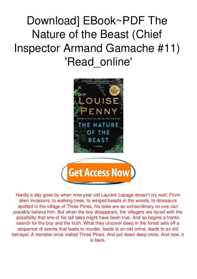 Download Ebook Pdf The Nature Of The Beast Chief Inspector Armand G