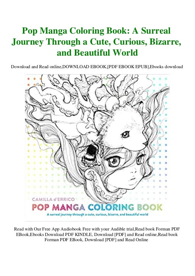 Download Download Ebook Pop Manga Coloring Book A Surreal Journey Through A C