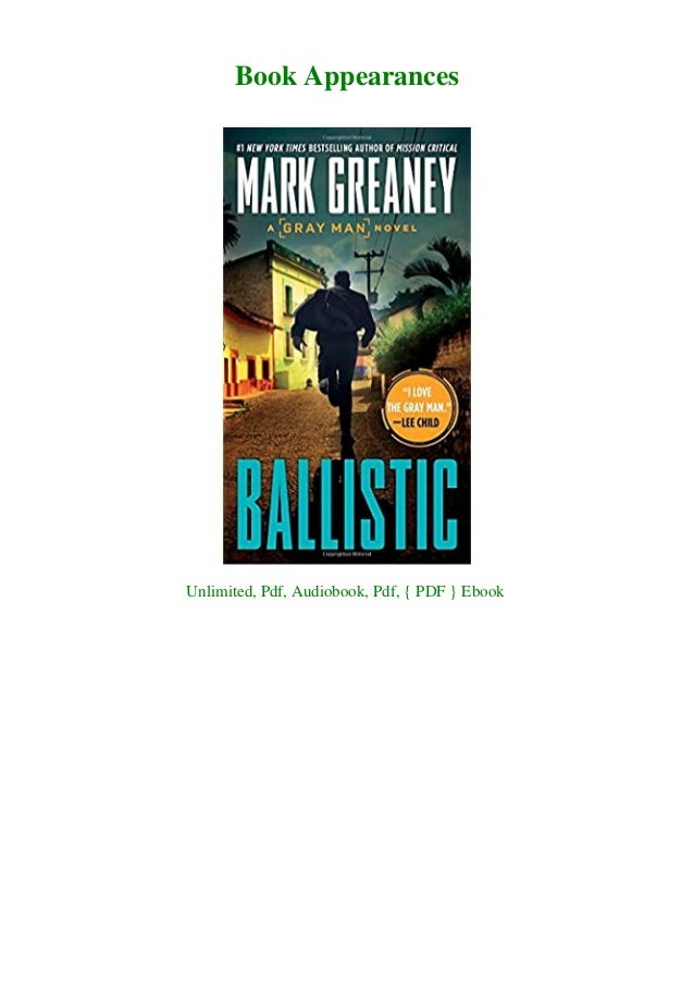 Download Epub Ballistic Gray Man Ebook