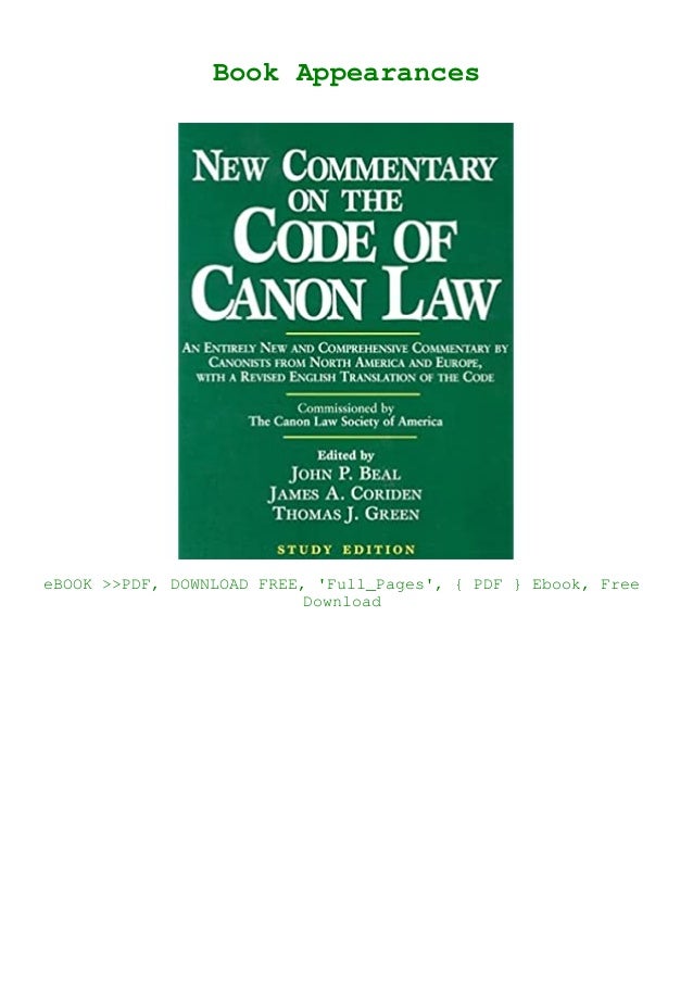 the code of canon law 1983 pdf