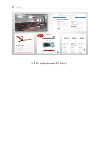 27 | P a g e
Fig 7: Electrical appliances of BEE Rating 5.
 