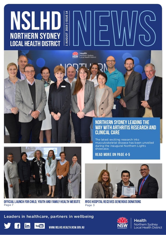 NSLHD LEADING THE WAY WITH ARTHRITIS RESEARCH AND CLINICAL CARE (http…