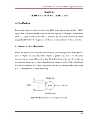 Classification and Detection of ECG-signals using Artificial Neural ...
