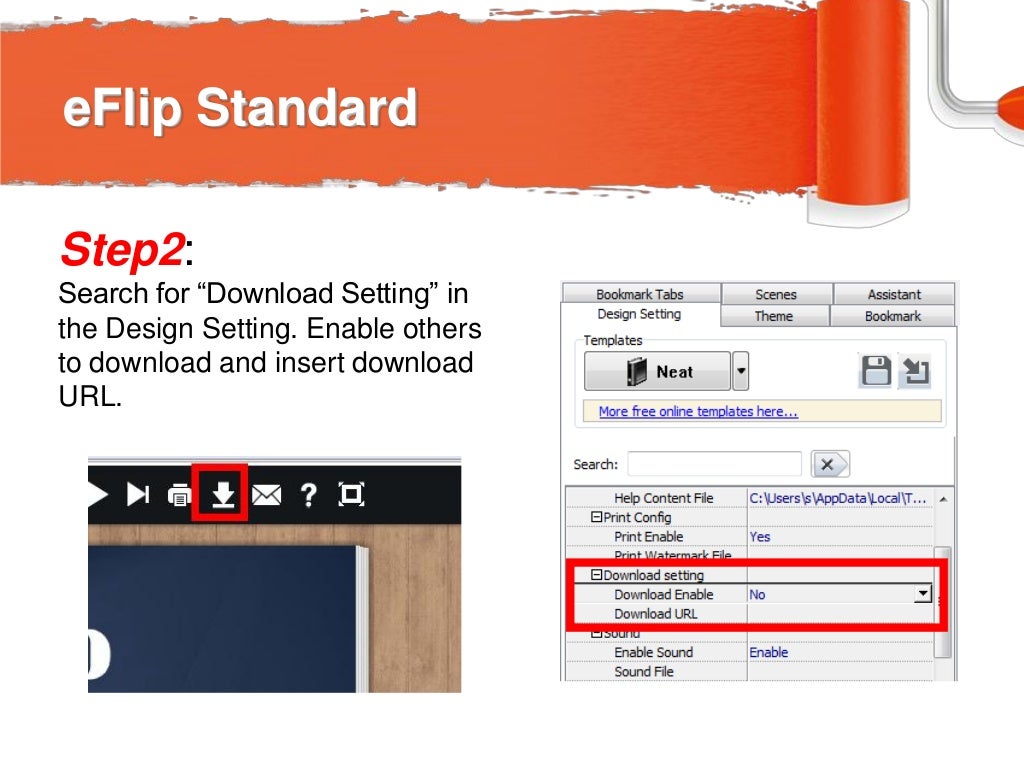 Download flipping book online by e flip standard
