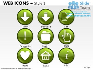 Download folder home icons power point graphics and ppt clipart slides