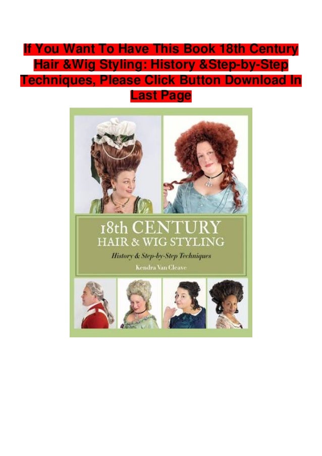 wig styling book
