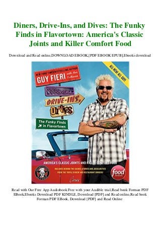 Download Free Diners Drive Ins And Dives The Funky Finds In Flavort