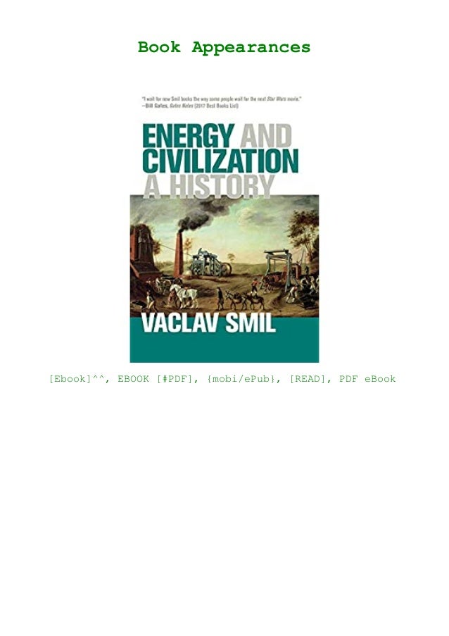 Download Free Energy And Civilization A History The Mit Press E B