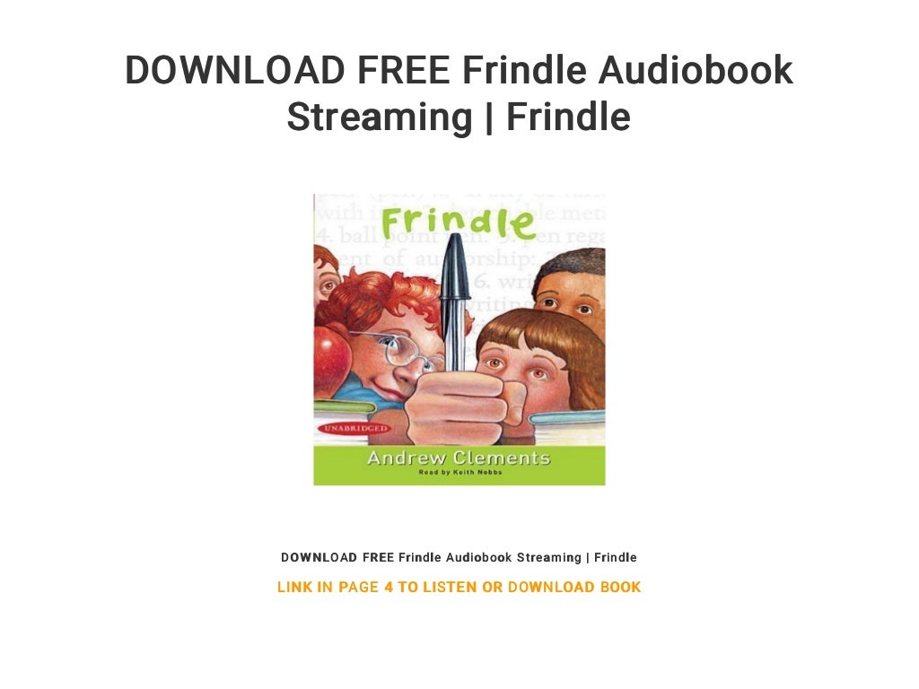 frindle audiobook frindle audiobook