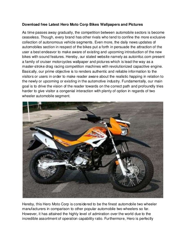 Download Free Latest Hero Moto Corp Bikes Wallpapers And Pictures
