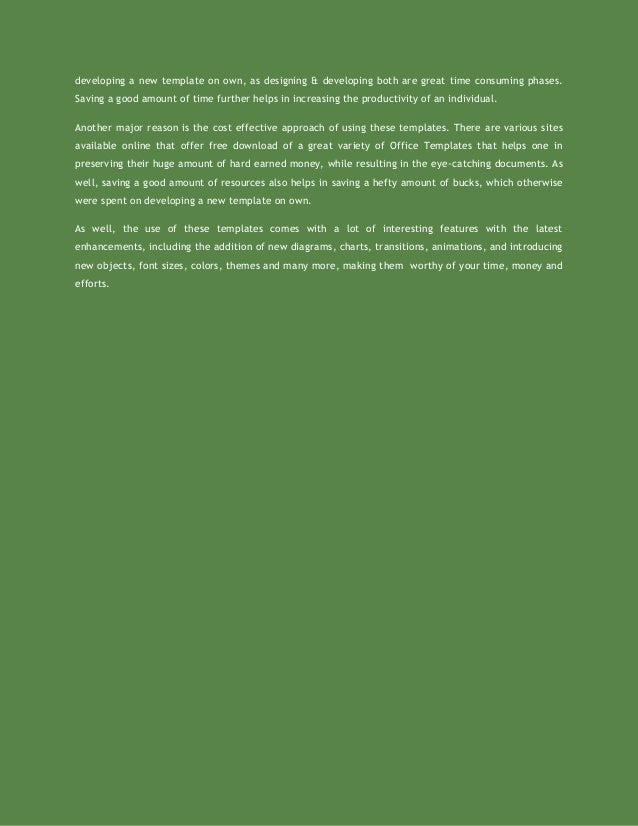 Download free office templates from free officetemplates