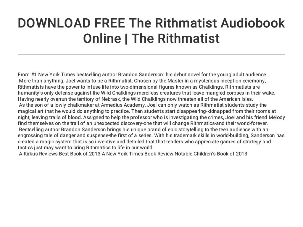 the rithmatist free download epub