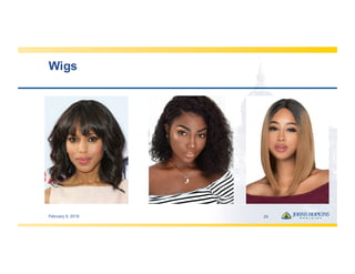Wigs
February  9,  2019 29
 