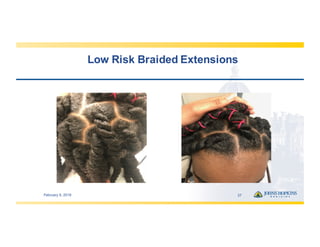 Low  Risk  Braided  Extensions
February  9,  2019 37
 