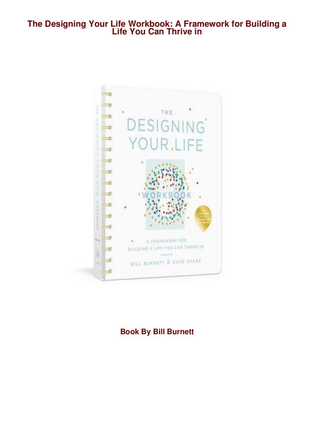 Designing Your Life Pdf Download – XAXO