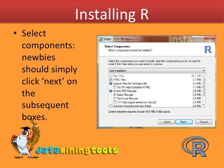install r