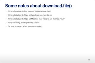 Down loadingfiles