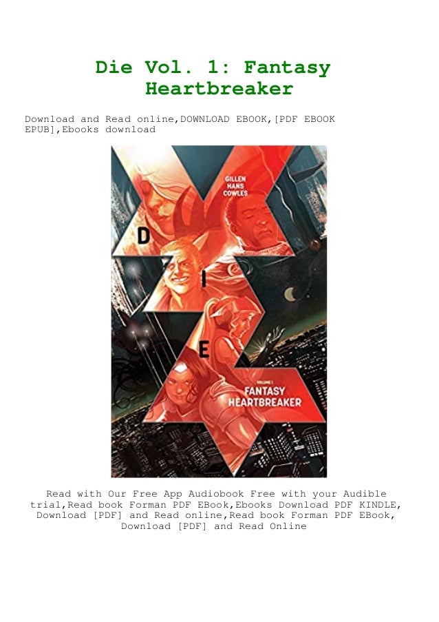 Download In Pdf Die Vol 1 Fantasy Heartbreaker Ebook Pdf