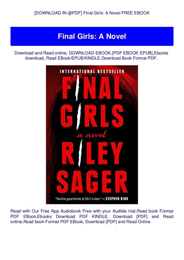 Download In Pdf Final Girls A Novel Free Ebook