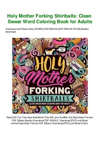 Download In Pdf Holy Mother Forking Shirtballs Clean Swear Word Co