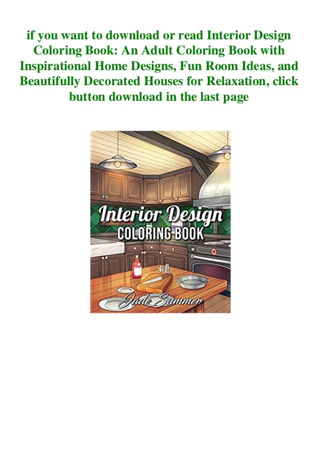 Download Download In Pdf Interior Design Coloring Book An Adult Coloring Bo