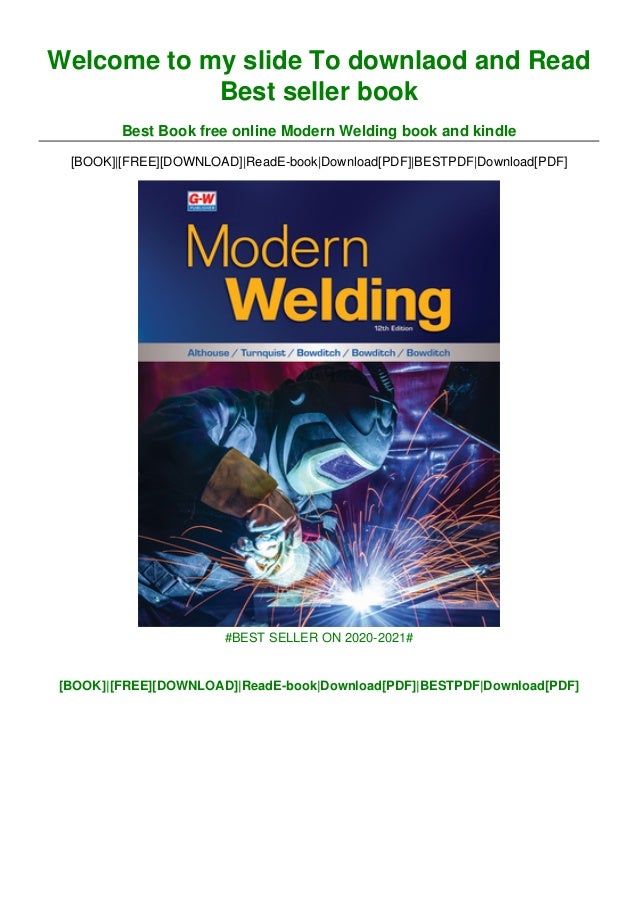 Download In Pdf Modern Welding Book