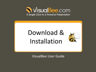 Download & Installation  VisualBee User Guide 