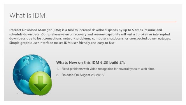 Idm serial number 2018