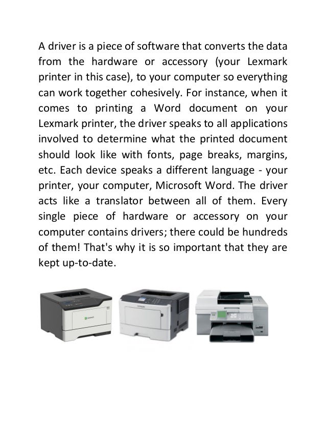 Lexmark Printers Driver Download For Windows 10