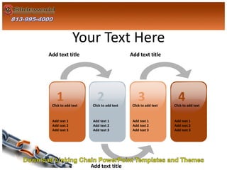 Add text 1
Add text 2
Add text 3
Click to add text
Add text 1
Add text 2
Add text 3
Click to add text
Add text 1
Add text ...