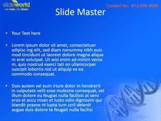 Medical DNA Theme PowerPoint Templates