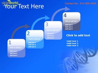 Medical DNA Theme PowerPoint Templates