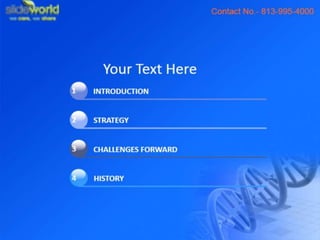 Medical DNA Theme PowerPoint Templates