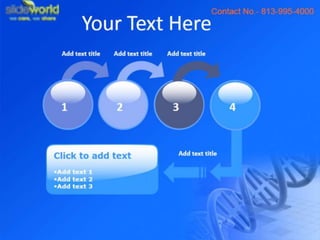 Medical DNA Theme PowerPoint Templates