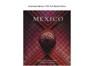 Download Mexico PDF Full Ebook Online
 