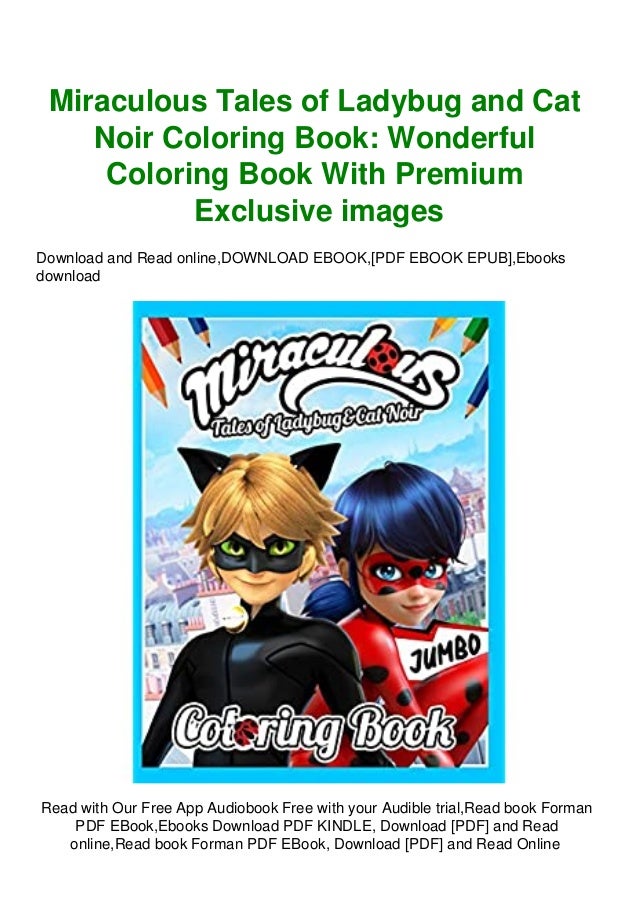 Download Download Miraculous Tales Of Ladybug And Cat Noir Coloring Book Won