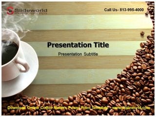 Download Online Coffee Makers Powerpoint Template