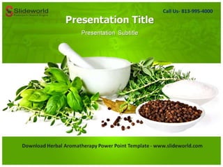 Download online herbal aromatherapy powerpoint template 